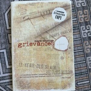Grievances by Mark Ethridge - Autographed Copy